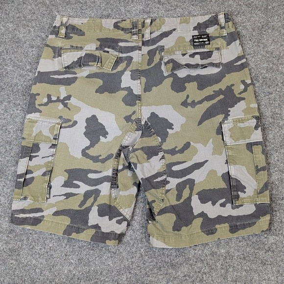Fox Racing Other - Fox Racing Mens Camo Cargo Shorts Size 38 Green Grey Ripstop Motocross MX Skater